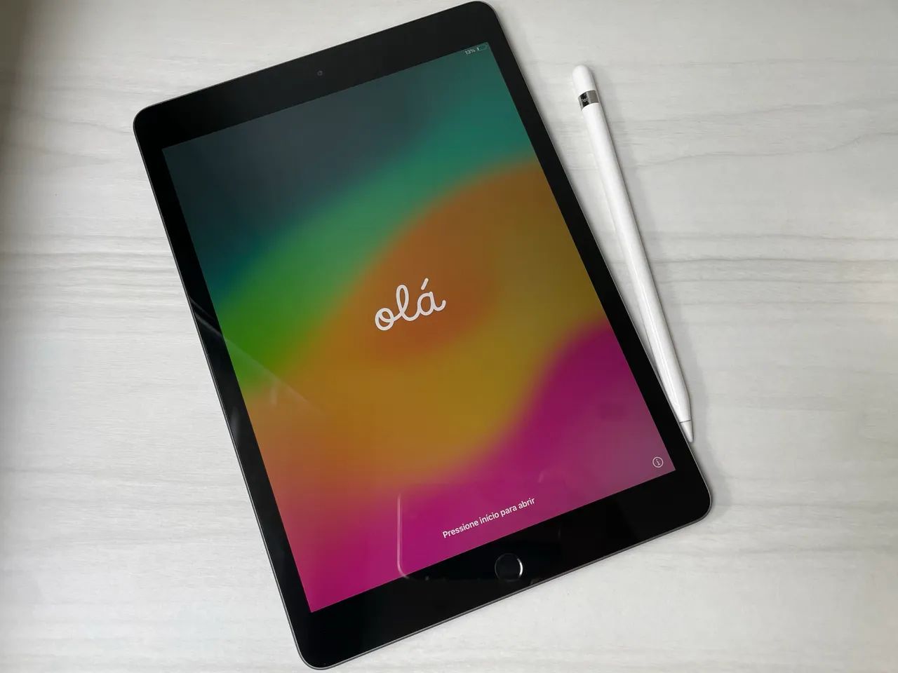 iPad 8ª Geração 32GB Wi-Fi Space Gray + Apple Pencil 1ª Geração