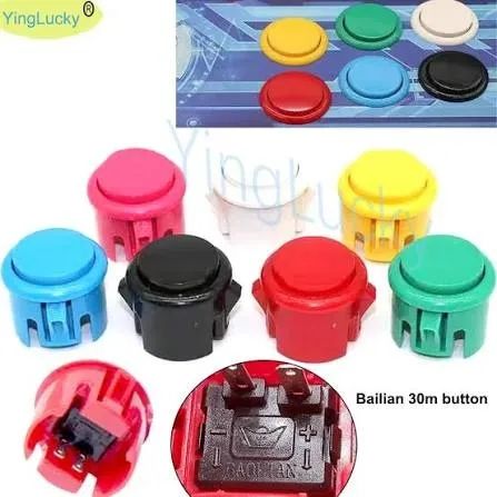 botao para fliperama arcade sanwa com micro  - Foto 2