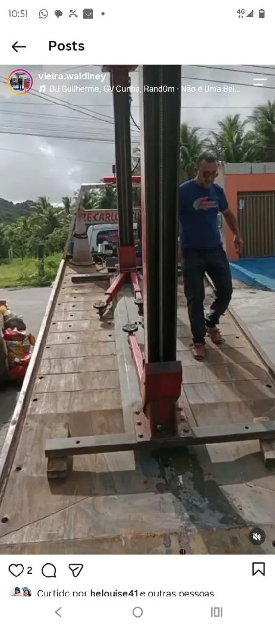 Vende se um elevacar 