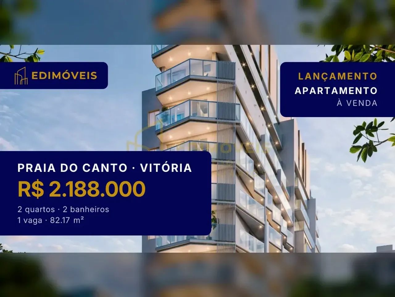 Pronto para morar: apartamento em Praia do Canto com suíte e terraço!