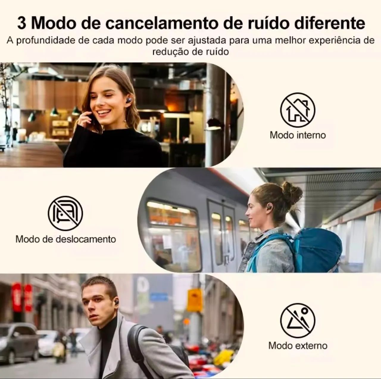 Fone QCY HT07 ANC - Foto 3