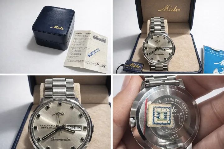 Relógio Mido Commander Datoday ref;8419