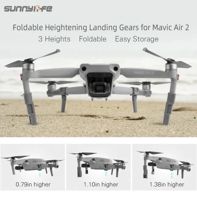 Extensor do Trem de Pouso e Decolagem para o Drone DJI Mavic Air 2 e Mavic Air 2S - Foto 5