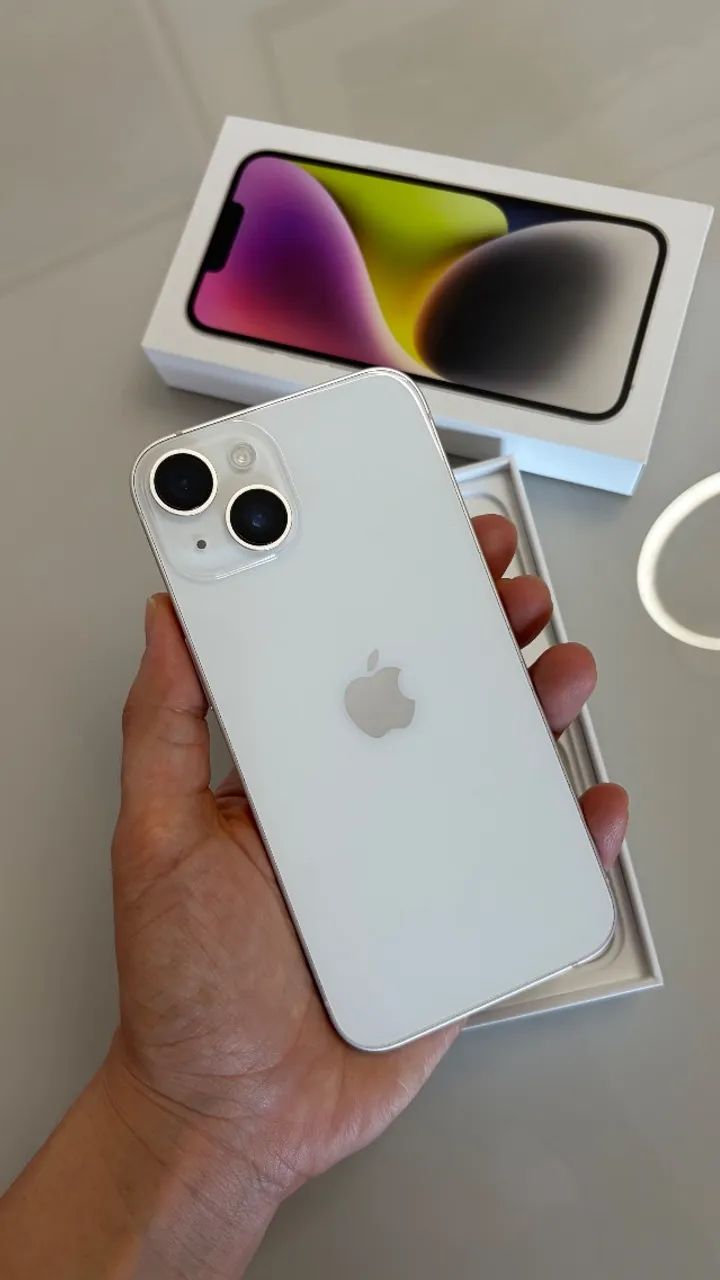 iPhone 14 branco estelar 128gb