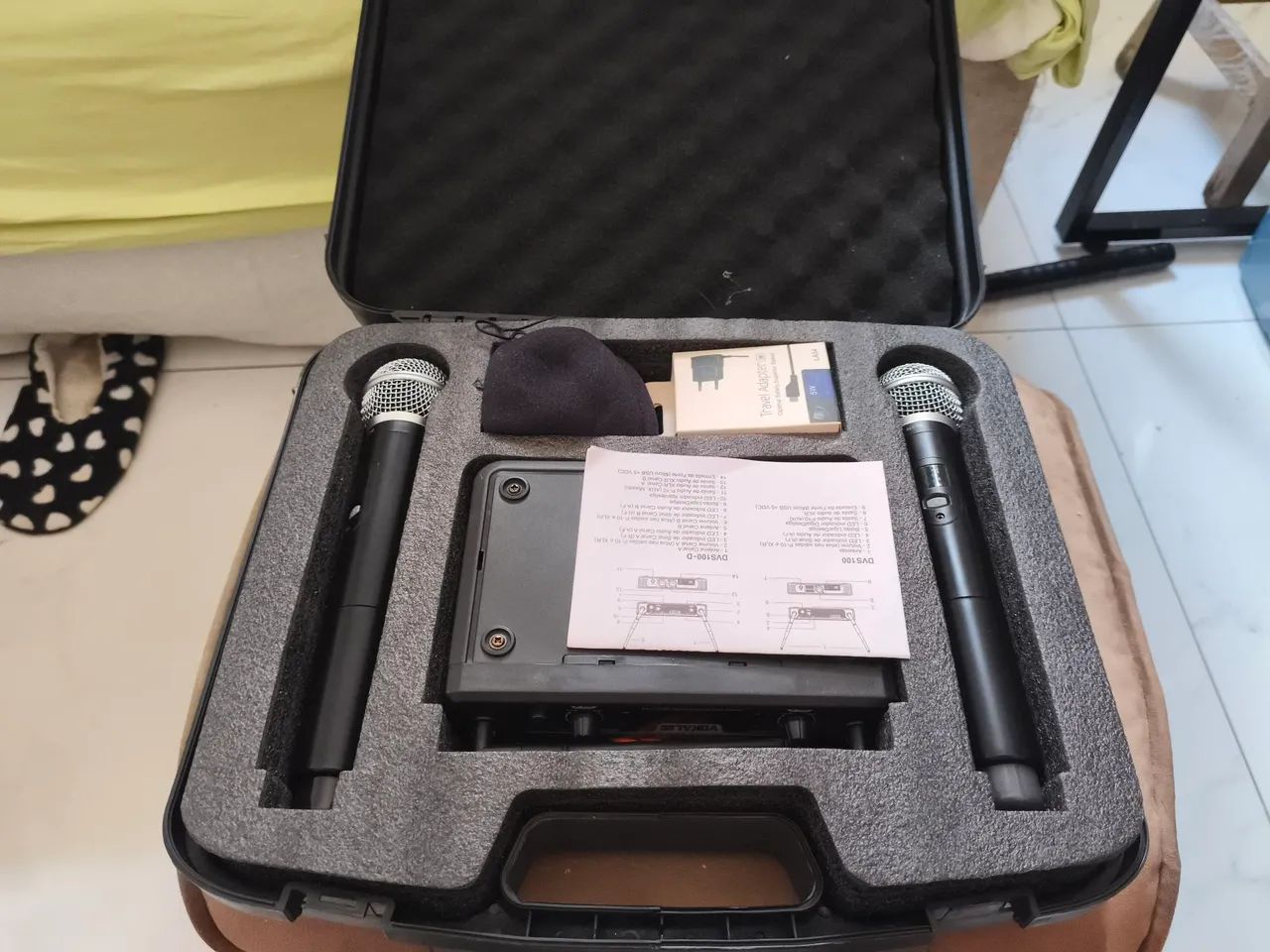 Kit Microfones sem fio Vokal