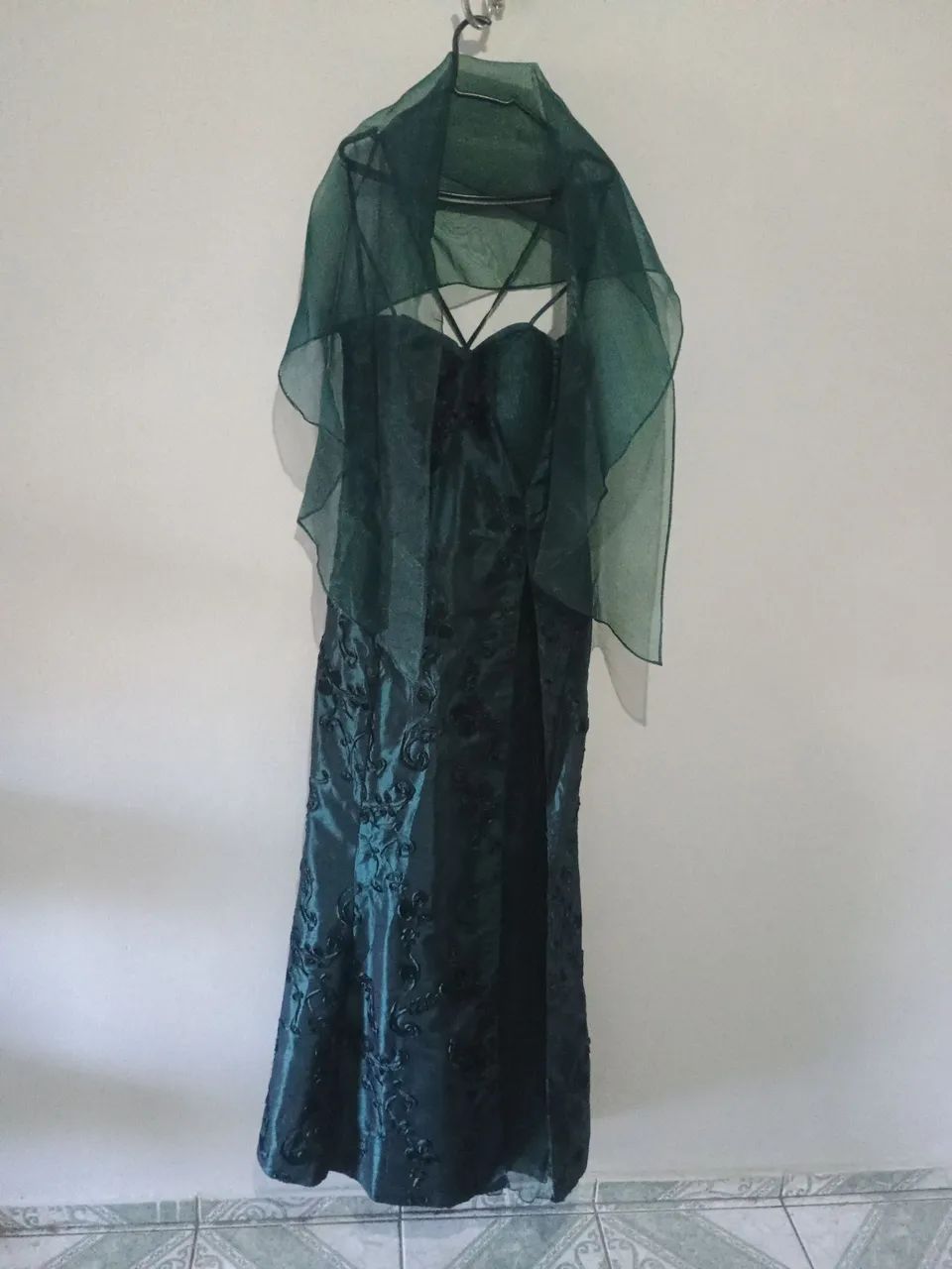 Vestido verde de baile - Foto 4