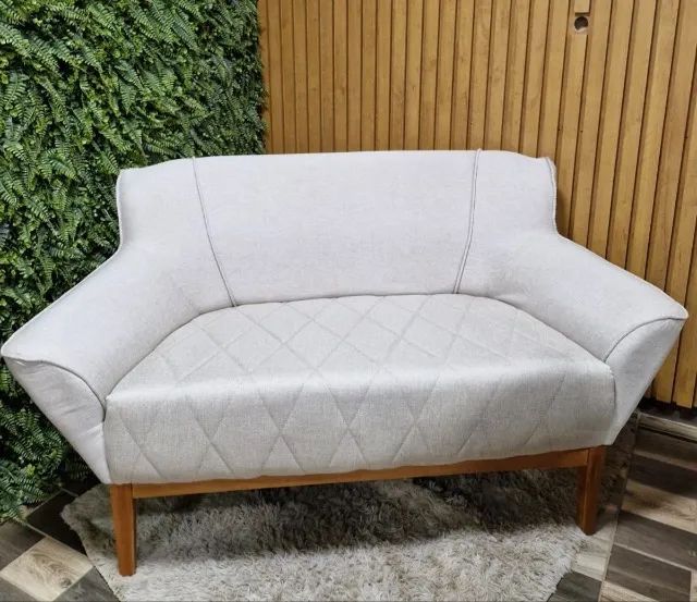 Namoradeira Pérola em Linho 1,40m - (Entregamos)!!