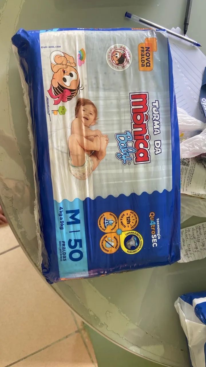 Fraldas Turma da Mônica M - Foto 3