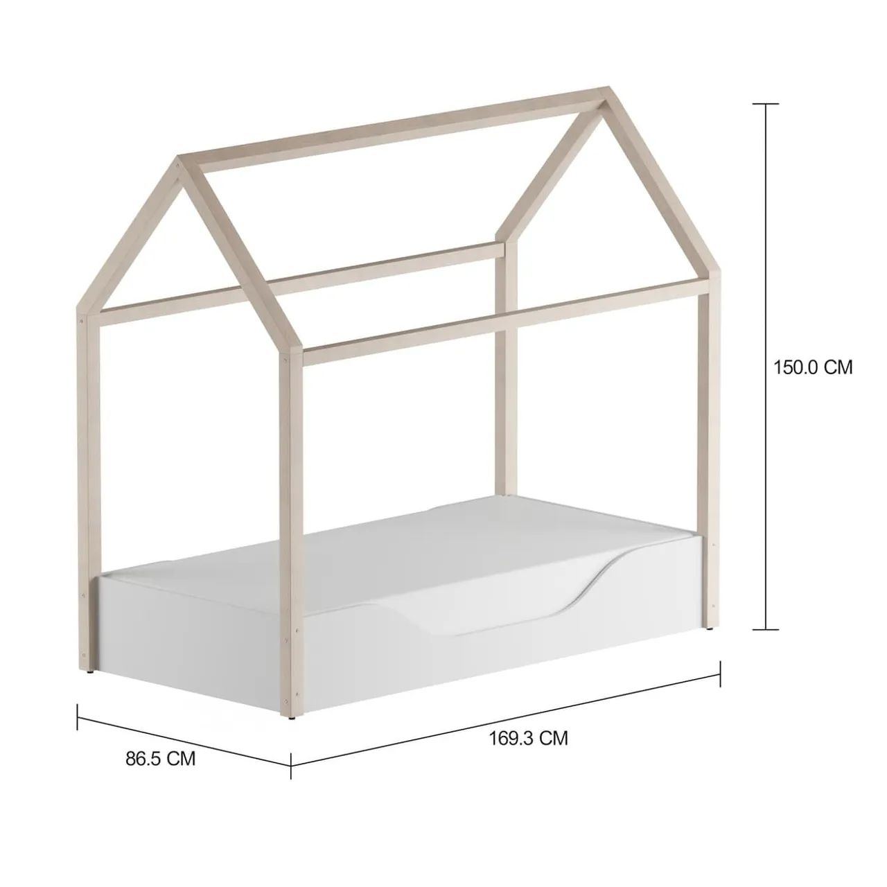 Cama casinha montessori