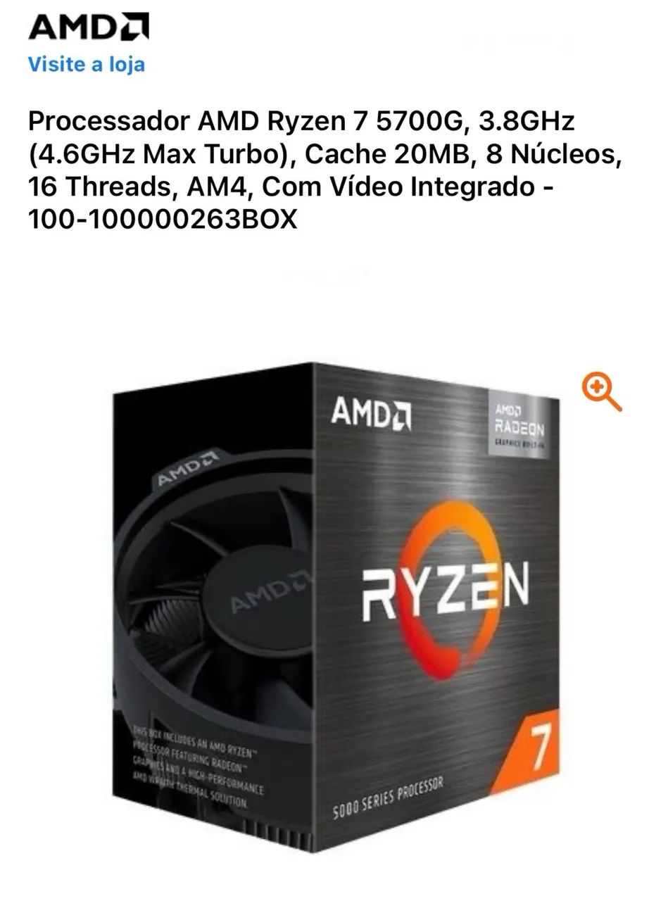 Processador novo com Placa de vídeo integrada