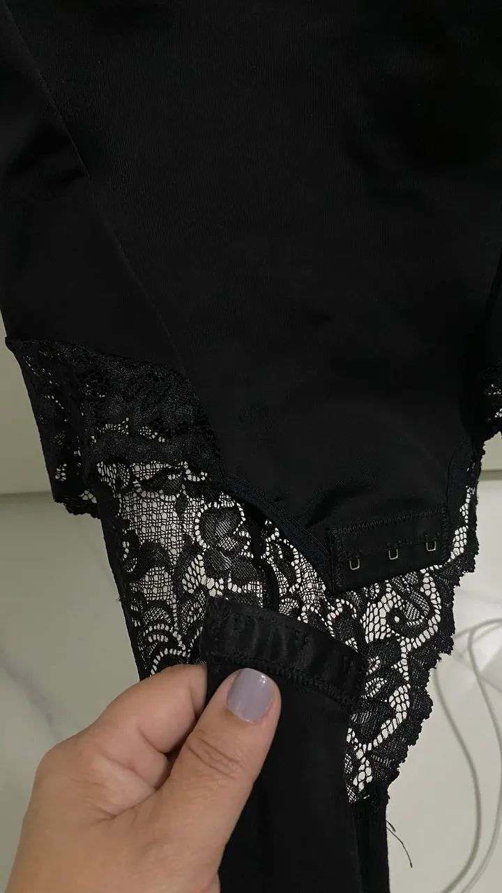 Body com renda da Demillus TAM P - Foto 4