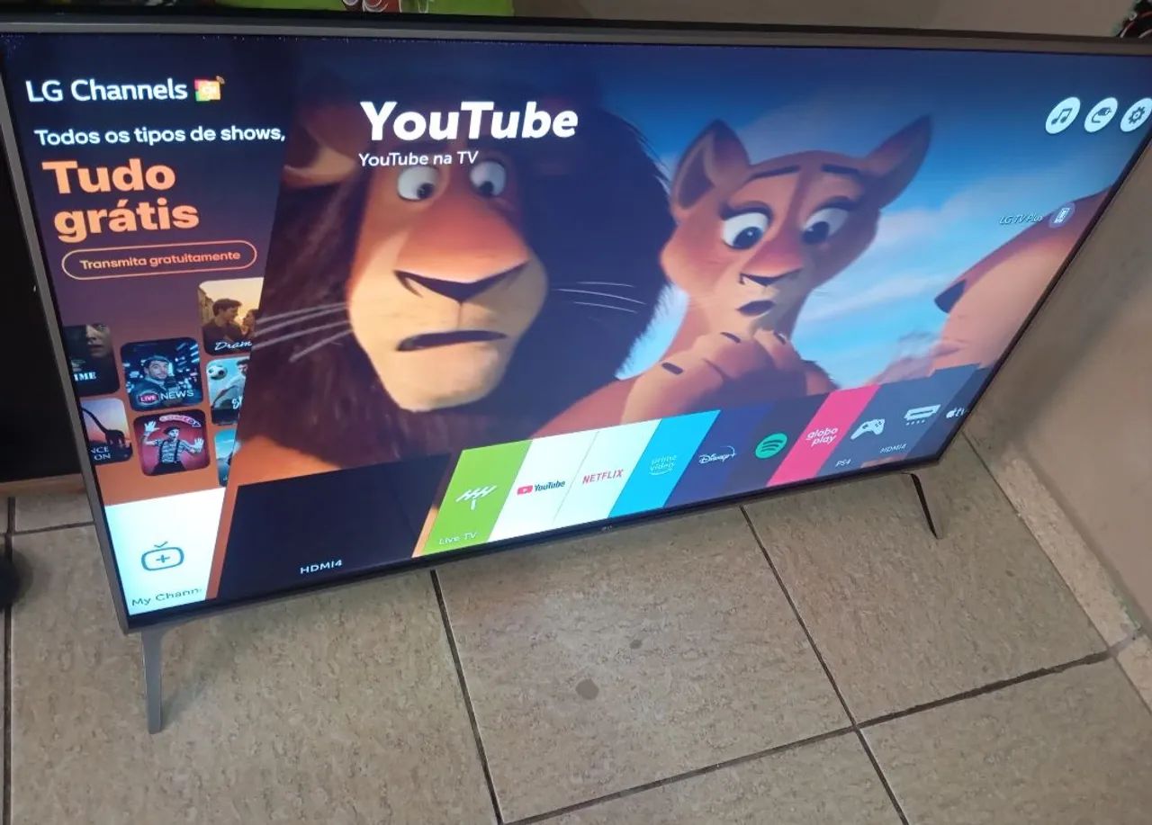 Smart tv lg 43 polegadas completa 