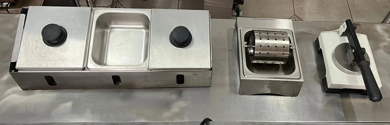 Kit 6 equipamentos Para Lanchonete fritadeira e outros  - Foto 5