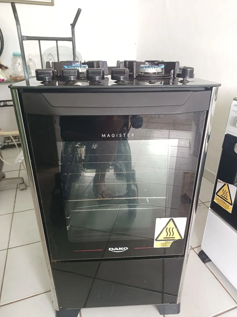 Fogão automático total semi novo 
