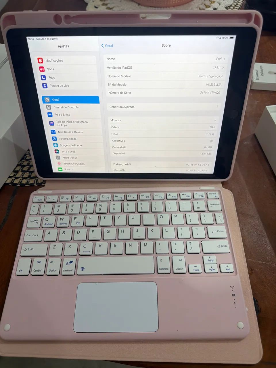 Ipad 9ª geração- 64gb