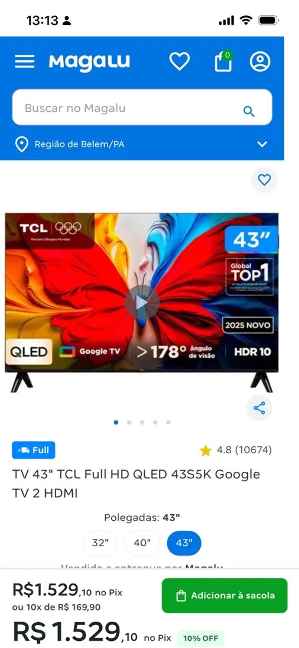 SmartTv 43? TCL Qled - Foto 3