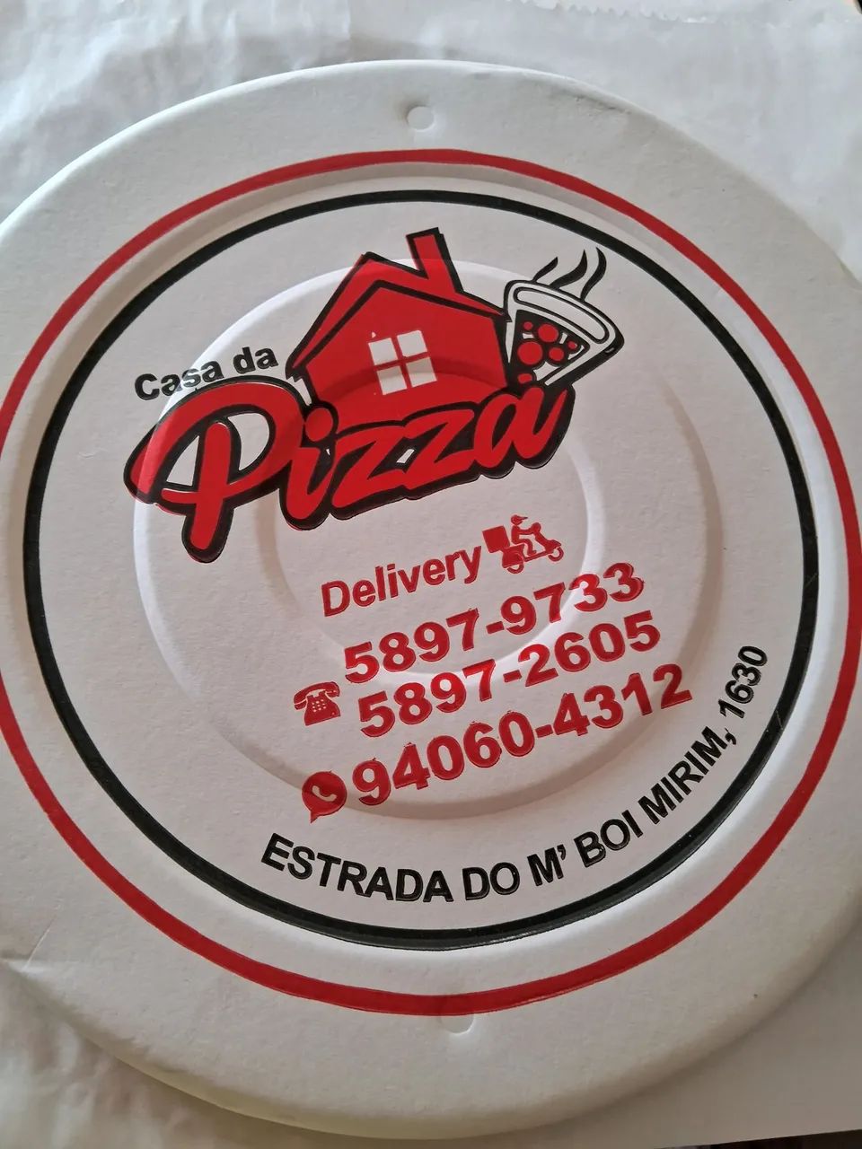 Embalagem pra pizza ? 