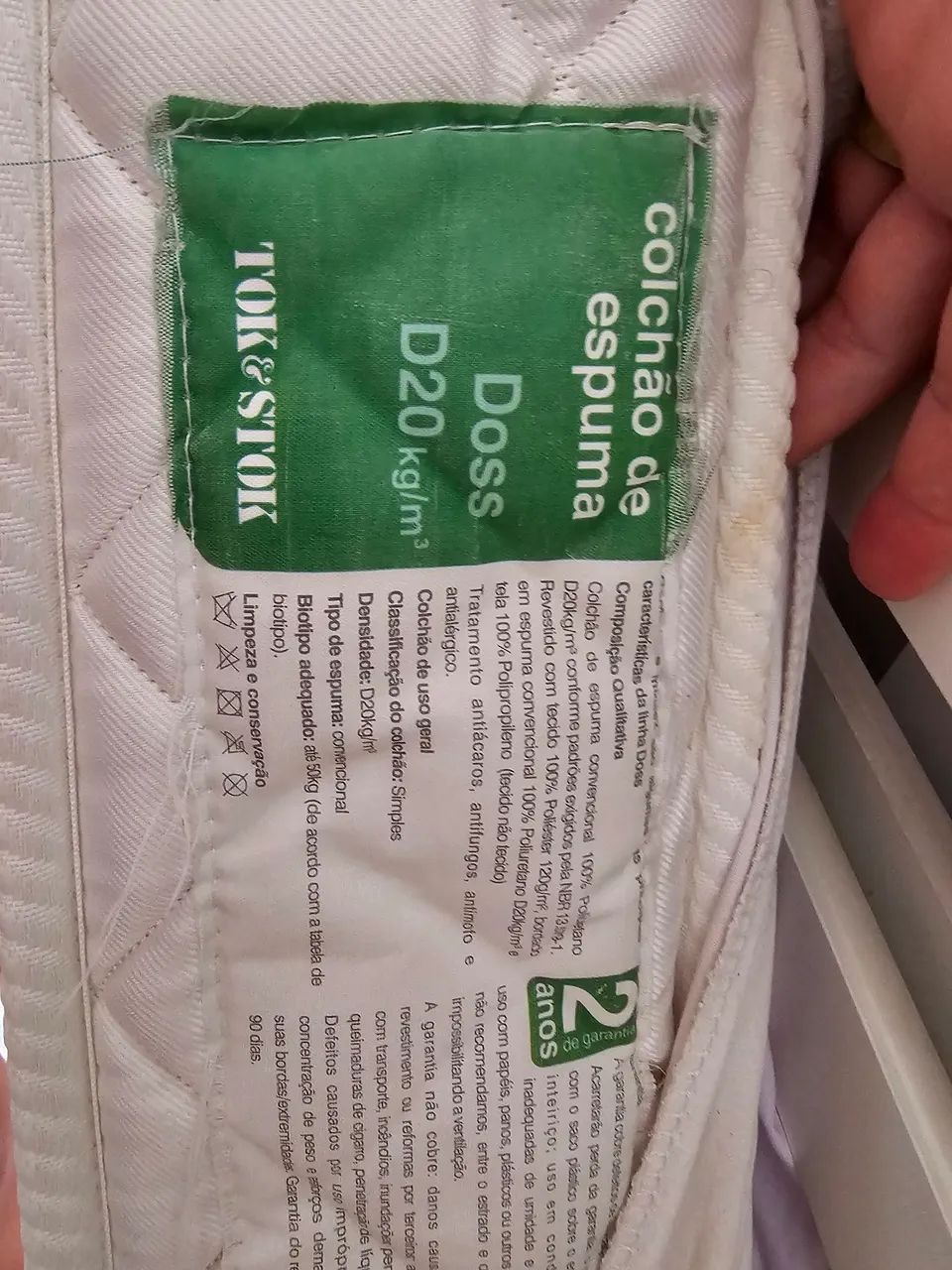 Berço TokStok com colchão  - Foto 3