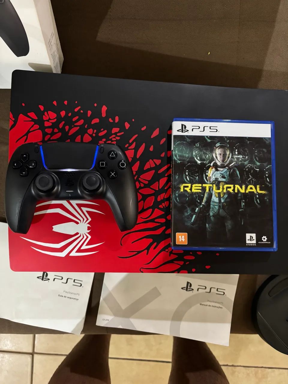 PS5 EDIÇÃO ESPECIAL SPIDER MEN + GTA V + RETURNAL + COD + FORTNITE + OUTROS - Foto 4