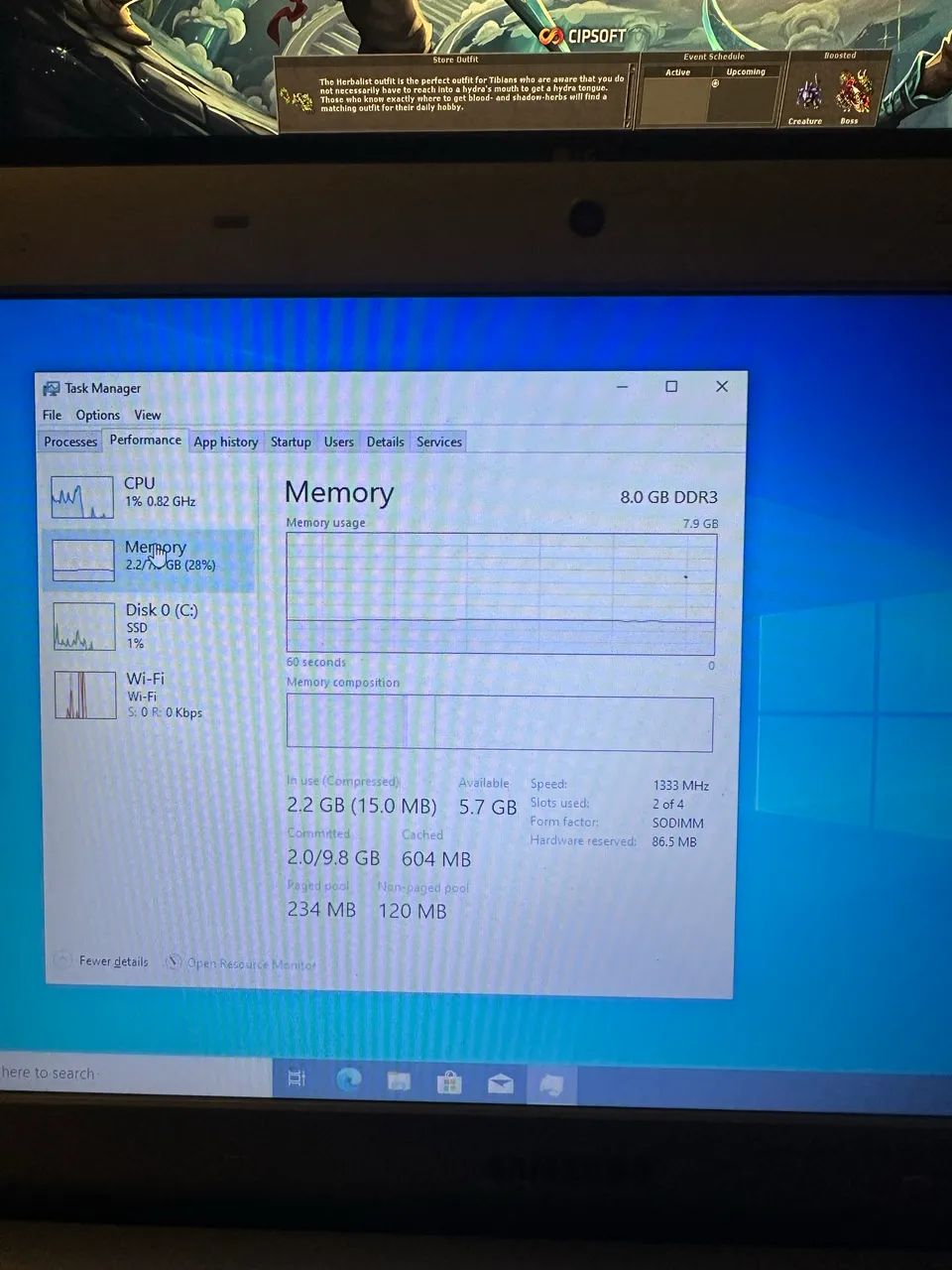 Notebook Samsung i3-2330M 8GB de RAM 120GB SSD Formatado - Foto 2