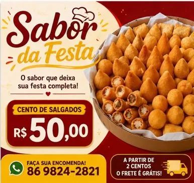 Salgadinhos para Festas