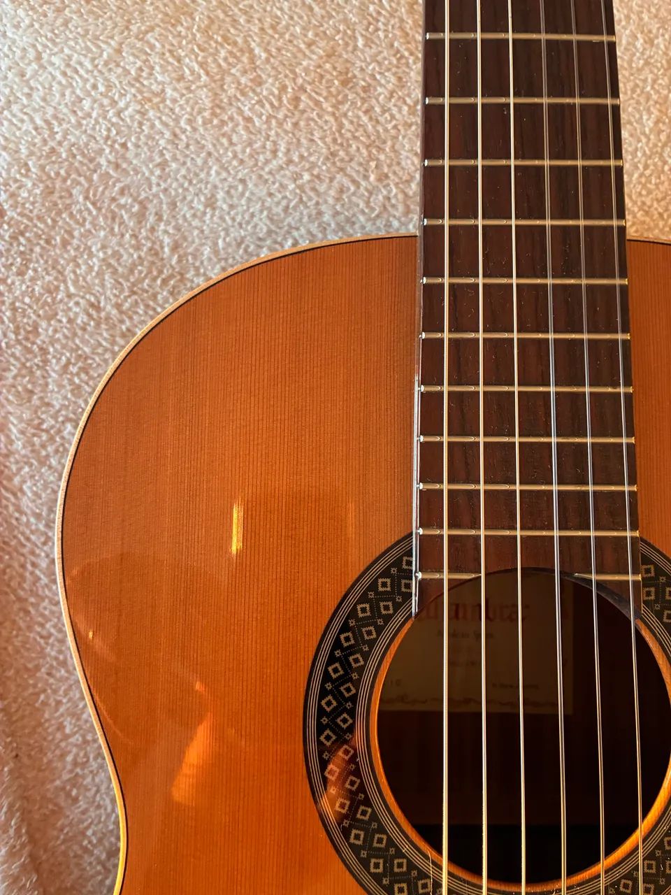 Violão espanhol Alhambra 1C com capa - Foto 5