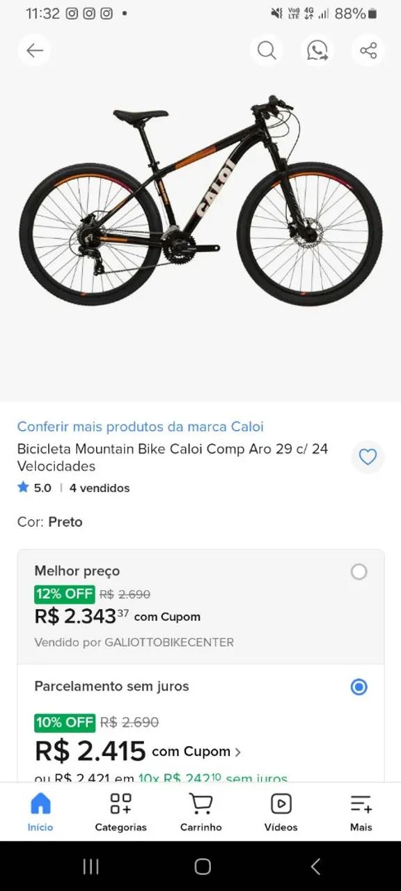 Bicicleta CALOI ARO 29 - Foto 3