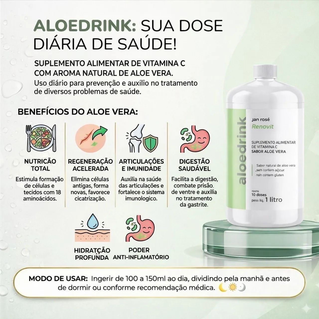 SUCO DE ALOEVERA  - Foto 2