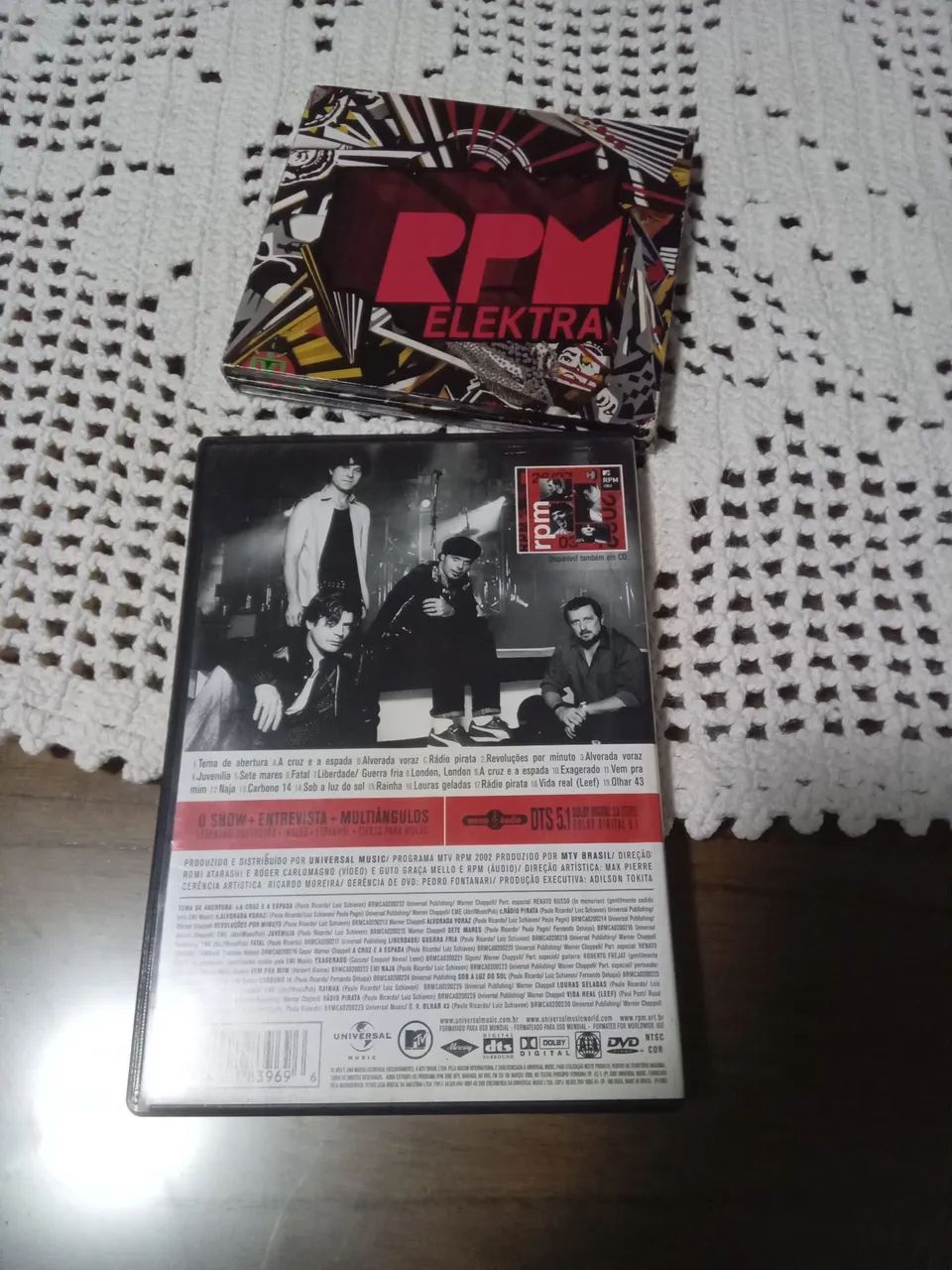 CD duplo e DVD da banda RPM com autógrafos - Foto 2