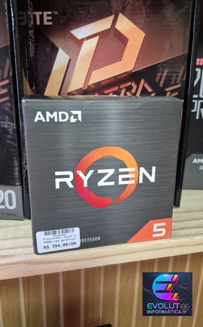 Processador Ryzen 5 2400G com garantia!