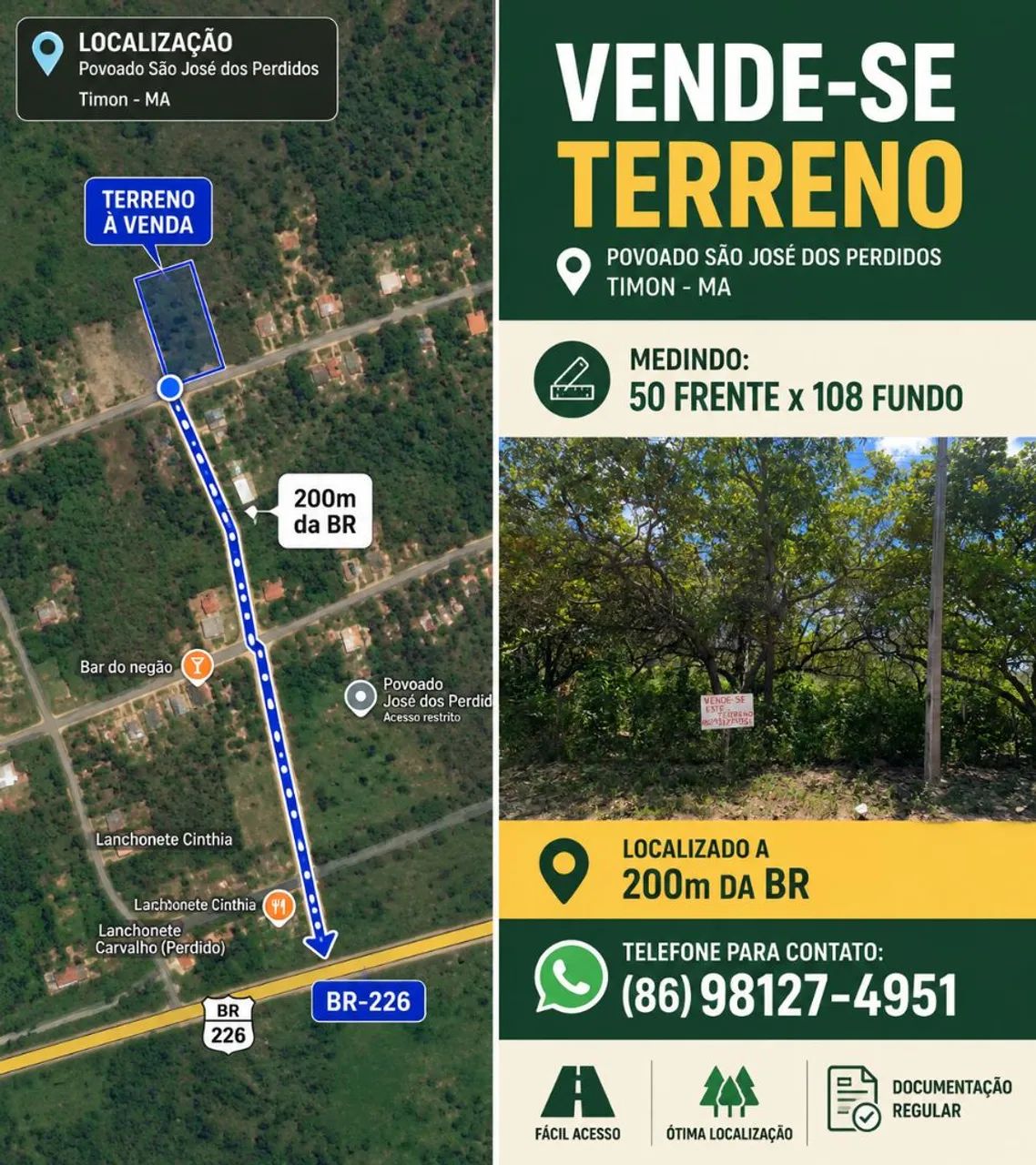 Terreno no Povoado perdido  - Foto 2