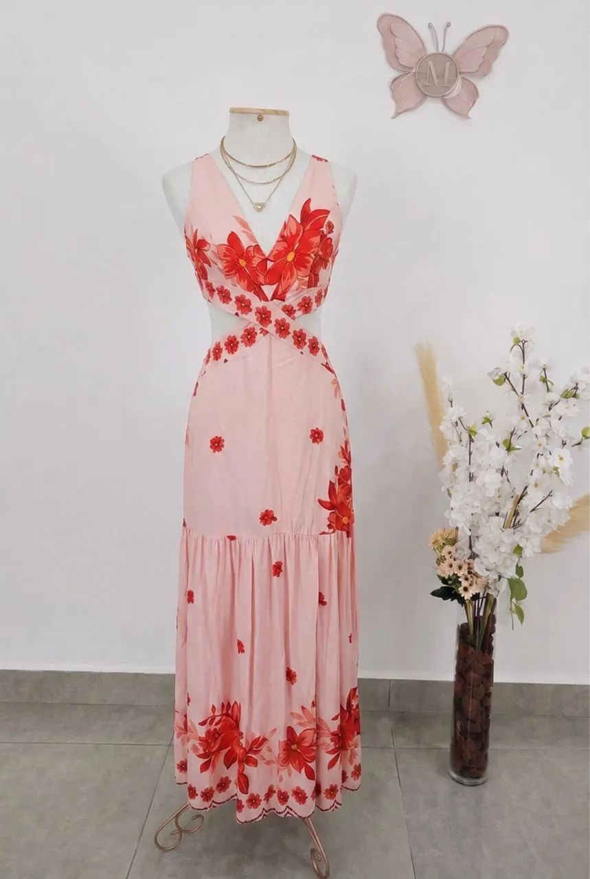 Vestido viscose