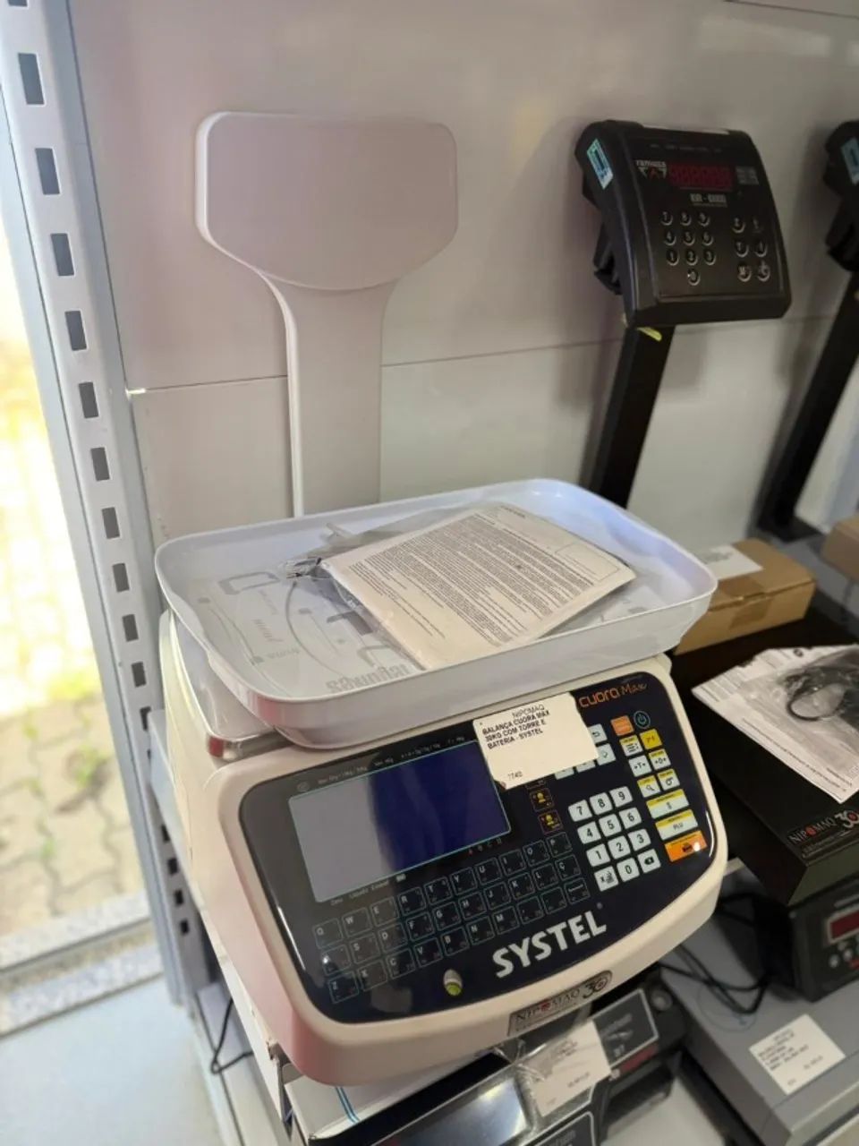 BALANÇA CUORA MAX 30KG COM TORRE E BATERIA - SYSTEL - Foto 3