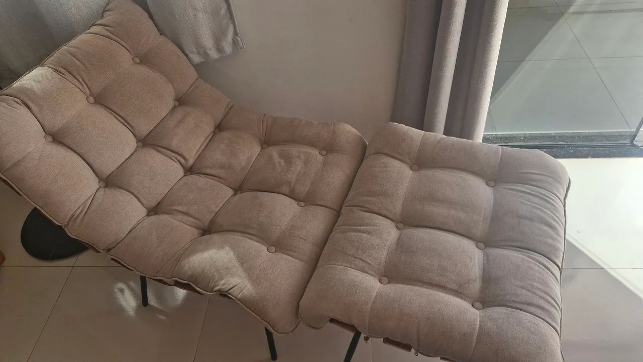Poltrona costela de Adão com puff - Foto 2