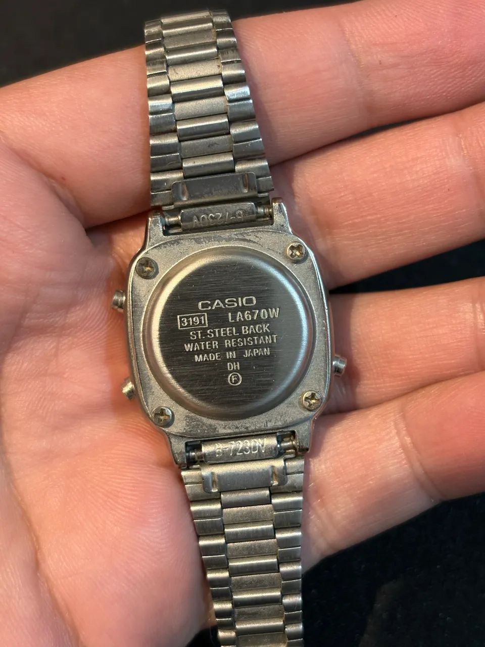 Relógio Casio mini feminino vintage prata digital  - Foto 2