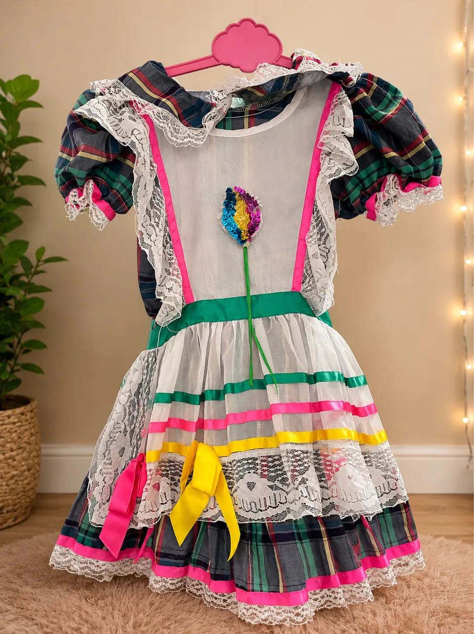 Vestido Junino Infantil