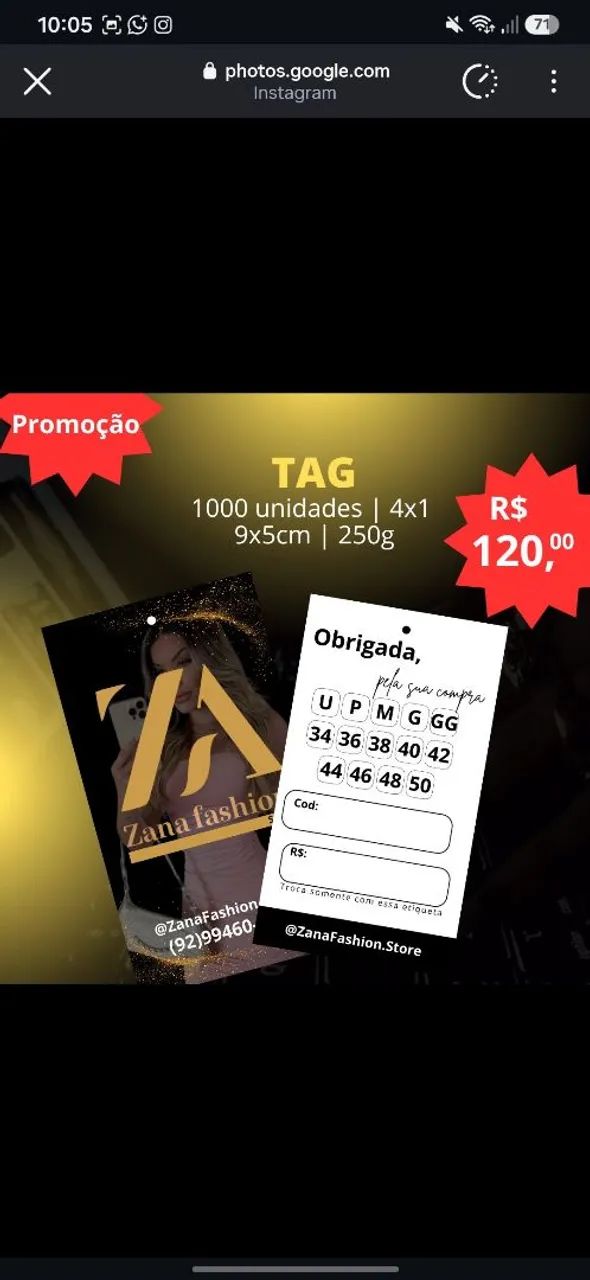 Tag e mini tag personalizada - Foto 2
