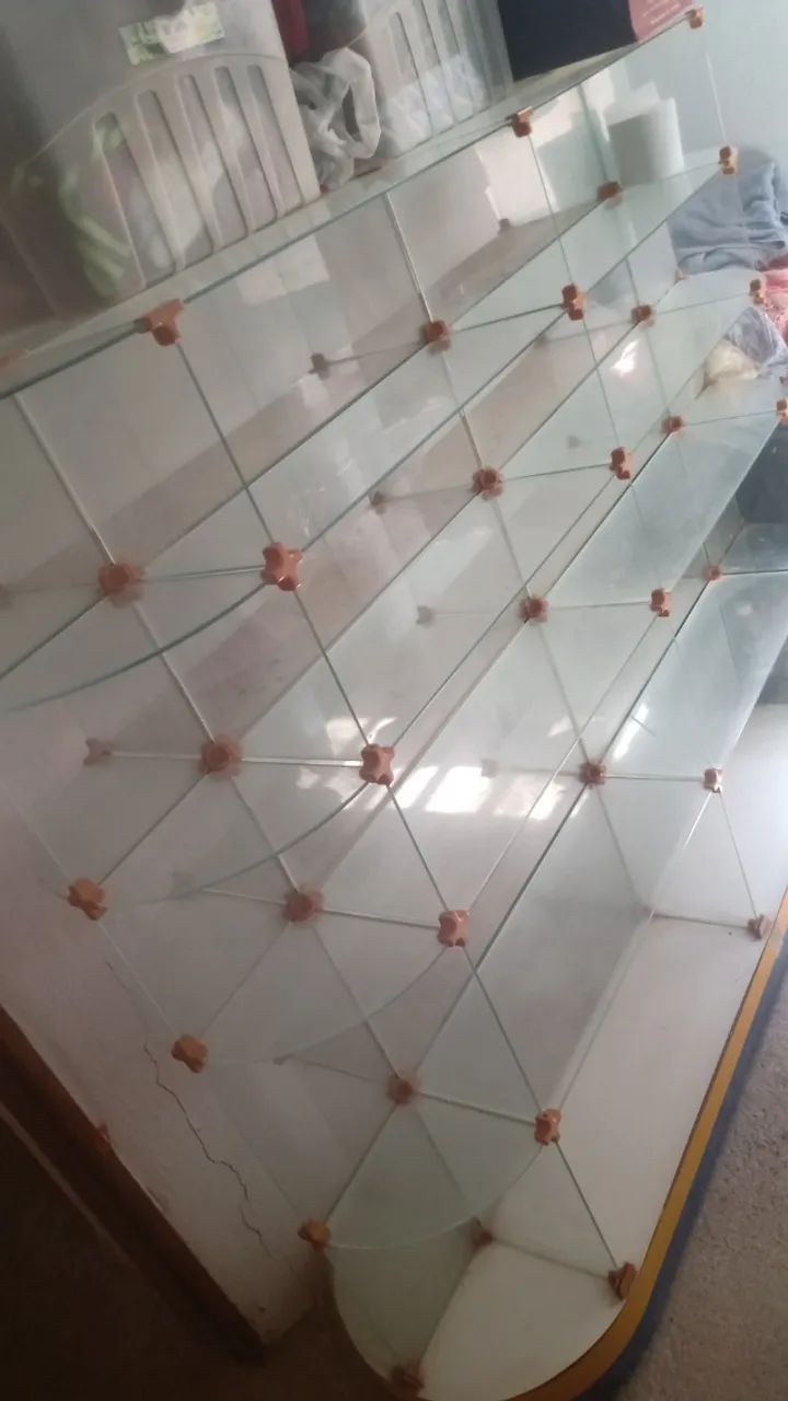 Balcão de vidro temperado 