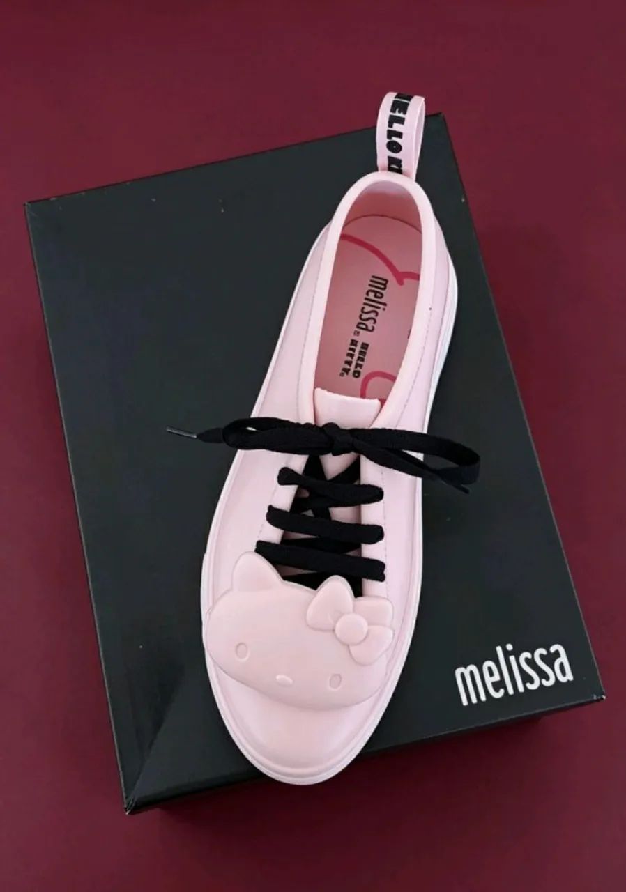 Tênis Melissa hello Kitty Rosa 36 (Novo) - Foto 3