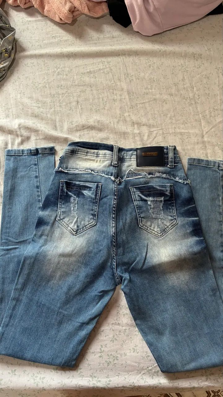 Calça jeans feminina calvin klein - Foto 2
