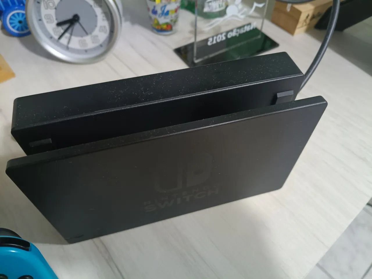 Nintendo Switch V2 + Base e cabos - Foto 5