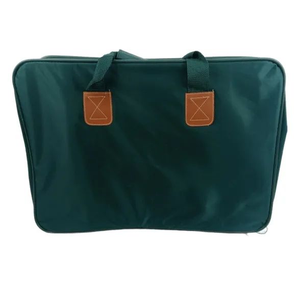 BOLSA DE VIAGEM VERDE 55x38 PASTA EXECUTIVA VERDE ESCURO - USADO  - Foto 2