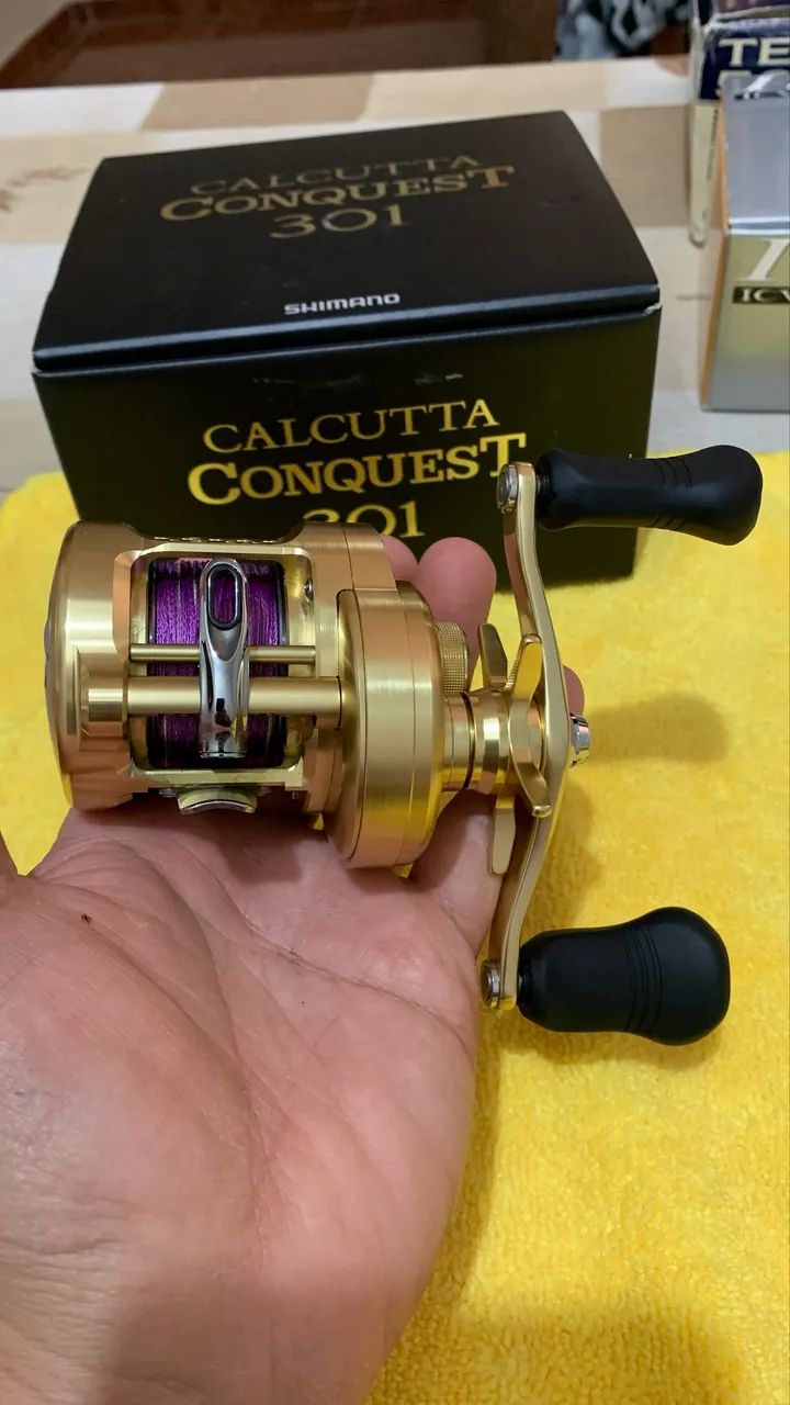 Carretilha Shimano Calcutta conquest - Esportes de Quadra e Ao Ar