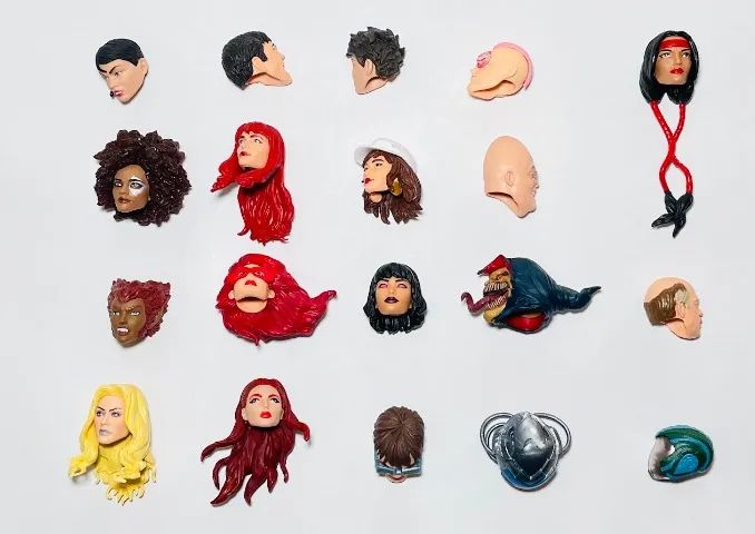 Marvel Legends - Lote de Cabeças - peças
