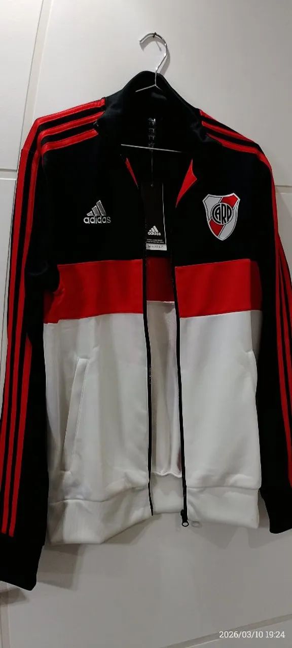 JAQUETA ADIDAS MASCULINA RIVER PLATE ZERADA