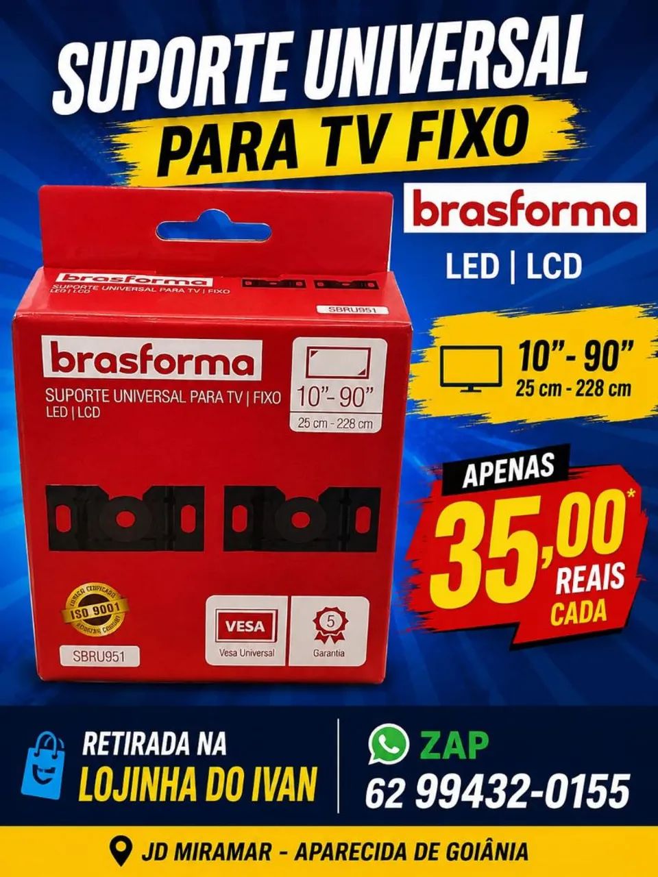 Suporte para tvs