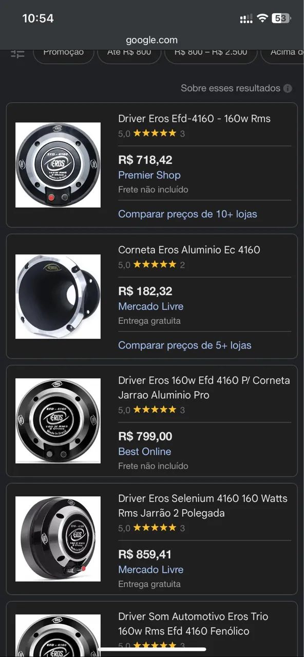 Corneta EROS 4160 Original  - Foto 4
