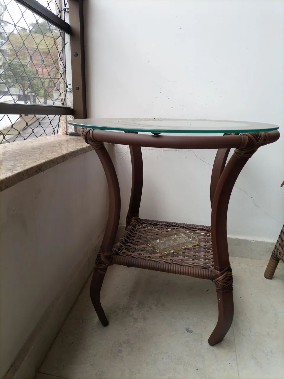 Conjunto de cadeira e mesa de varanda ou jardim  - Foto 3