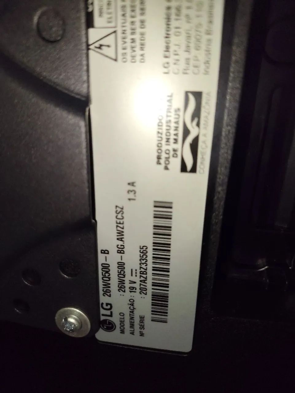 Vendo monitor ultrawide LG 26 polegadas 75hz - Foto 2