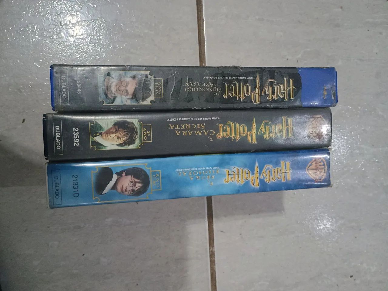 lote de fitas do harry potter dublada vhs - Foto 2